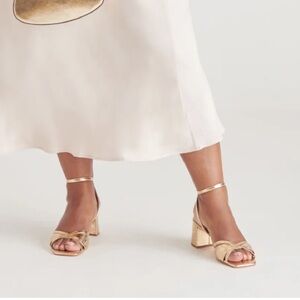 Dolce Vita Gold Heels